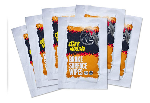 6 Paños Limpieza Para Discos De Frenos Dirtwash Weldtite