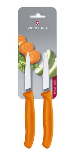 Cuchillo Verdura Swissclassic Orange Victorinox 6.7606.l114b