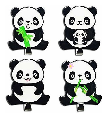 Ganchos De Pared Para Niños, Diseño De Panda, Para Colgar Ab