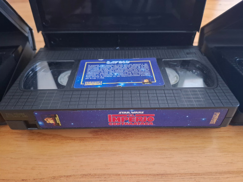Lote Trilogia Original Vhs Star Wars Impecable (Usado)