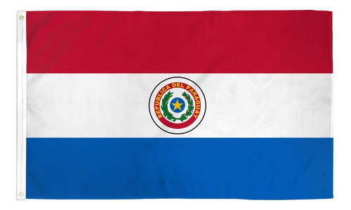 Bandera De Paraguay 60 Cm X 40 Cm 
