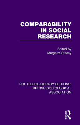 Libro Comparability In Social Research - Stacey, Margaret