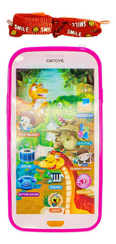  Celular Infantil Interativo Musical Meninas Touch Art Brink