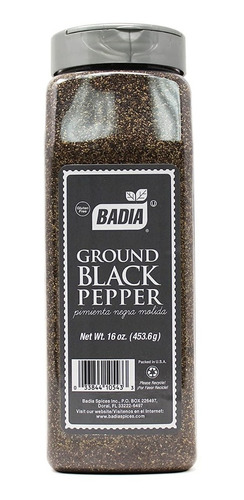 Badia Pimienta Negra Molida 453.6 G