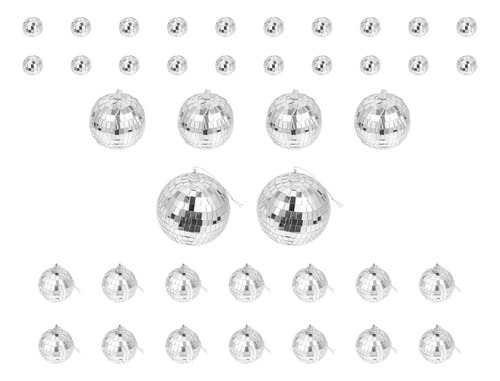 Bola De Espejo Colgante Para Decoración De Discoteca, 40 Uni