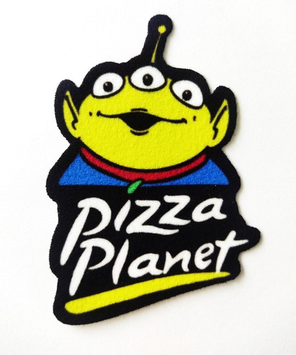 Parche Ropa Toy Story Pizza Planet   Pega Con Plancha C/u
