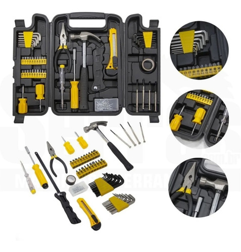 Imagem 1 de 7 de Kit Ferramentas C/200 Pçs Linha Profissional 05456 Titanium