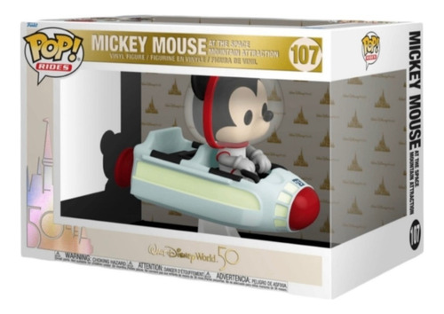 Funko Pop Mickey Mouse At The Space Mountain Attraction #107