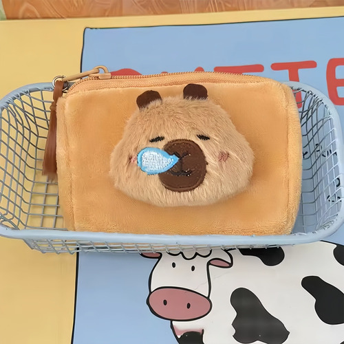 2 Muñecos De Carpincho De Peluche Y Bolsas De Almacenamiento