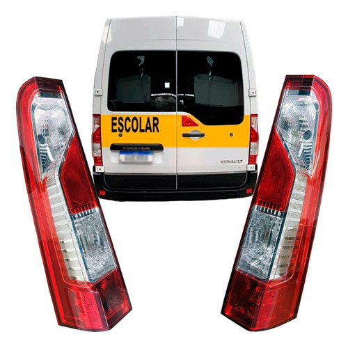 Lanterna Traseira Par Direito Esquerdo Master 2.3 16v 13/22