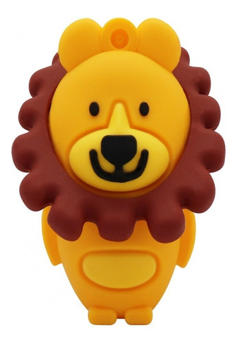 Memoria Usb 32gb Figura Leon Amarillo 