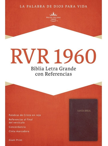 Biblia Letra Grande Rvr 1960 Con Referencias