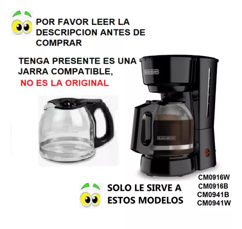 Comprar Cafetera Programable Black+Decker 12 Tazas, Negro CM1061B