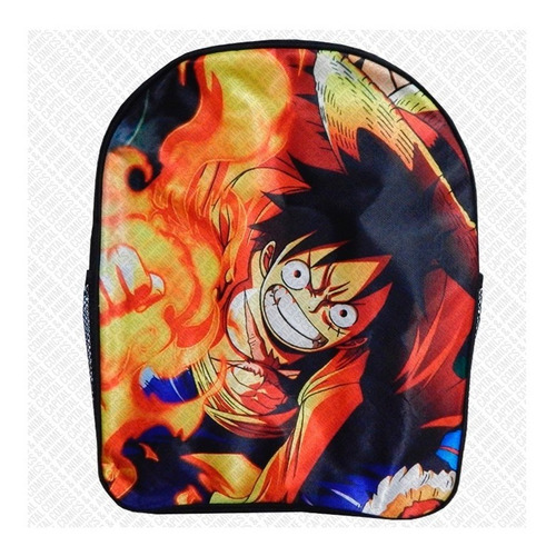 One Piece Backpack Mochila Escolar Luffy Sombrero