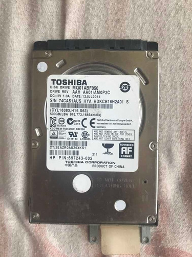 3 Disco Duro  Toshiba 500gb Slim  Laptop