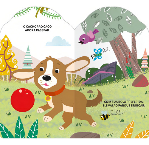 Olhinhos Animais: E Seus Amigos, De Mammoth World. Editorial Ciranda Cultural, Tapa Mole, Edición 1 En Português, 2024