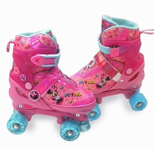 Patines Minnie Frozen Barbie En 4 Ruedas Original Disney 