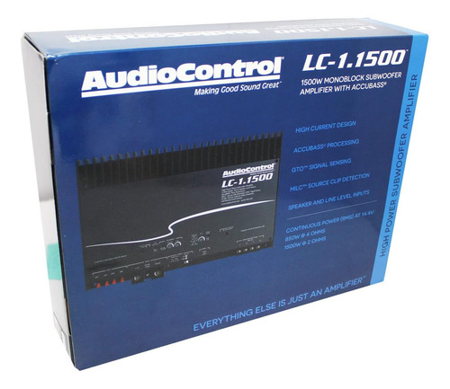 Audiocontrol Lc-monoblock 1500 Watt Rms Audio De Audio De Au