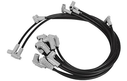 Cables De Bujía - Msd 31763 Black 8.5mm Super Conductor Spar