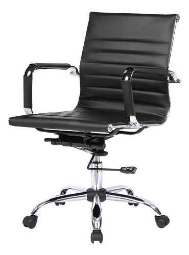 Sillon Oficina Escritorio Aluminium Eames Bajo Pc Cuotas