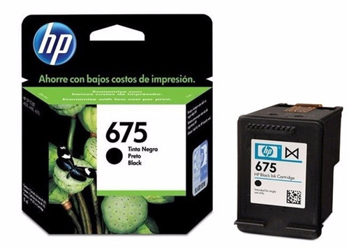 Imagen 2 de 5 de Cartucho Original Hp 675 (cn690al) P/ Hp Officejet / Negro