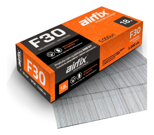 Pino Para Pinador Pneumático 30mm Com 5.000 Peças F30 Airf