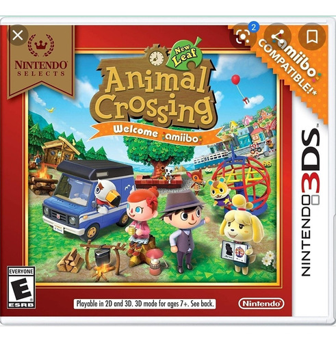 Animal Crossing New Leaf Welcome Amiibo 3ds (select)- Sniper