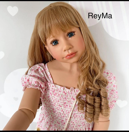 Muñeca Realista Reborn Mide 1.20 Mts Vinilo De Silicona (Usado)