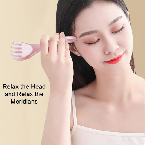 Peine Gua Sha Multifuncional Para Piel Cabelludo, Masajeador