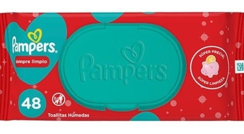 Toallitas Húmedas Pampers 3 X 48 Siempre Limpio