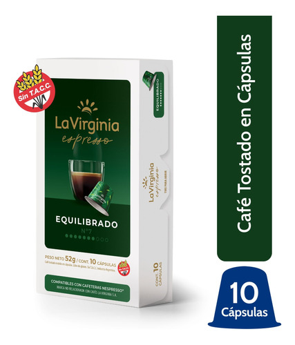 Combo Café En Capsulas La Virginia Espresso X 6 Cajas