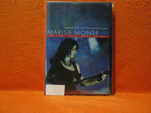 Dvd Marisa Monte Memorias Cronicas E Declarações De Amor