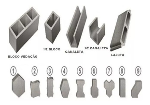 Máquina De Fabricar Bloco De Concreto Qm-2.1.1
