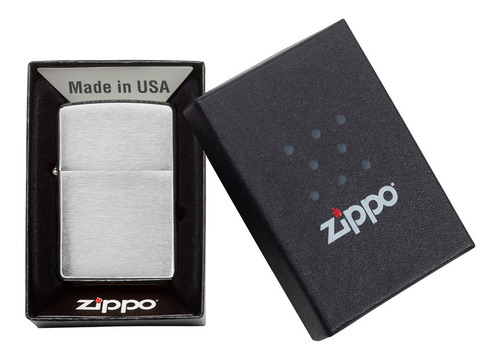 Imagen 7 de 10 de Encendedor Zippo Lighter Classic Brushed Chrome
