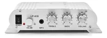 Comprar Yoidesu Amplificador Audio Coche Mini Amplificador Estéreo Para Auto Y Casa Lp-838 Amplificador De Potencia De Audio Mini Hifi 2.1 Estéreo Bass Car Amplificador Digital(plata)