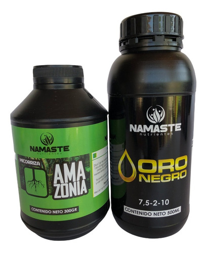 Namaste Vege Kit Oro Negro 600 + Amazonia 300g Gabba Olivos