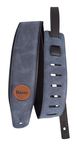 Correia Guitarra Violão Baixo Alça Basso Cla 26 Jeans 7cm