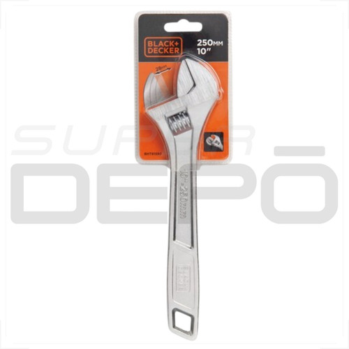 Chave Inglesa Ajustável Black&decker 10 Polegadas Em Aço