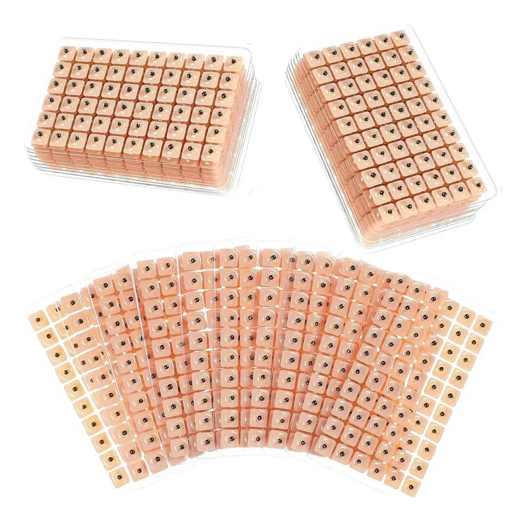 Balines Semilla De Vaccaria Con Parche Para Auriculoterapia 1200pz