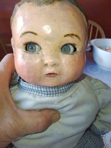 Antiguo Muñeco De Porcelana Decada Del 30 (Usado)