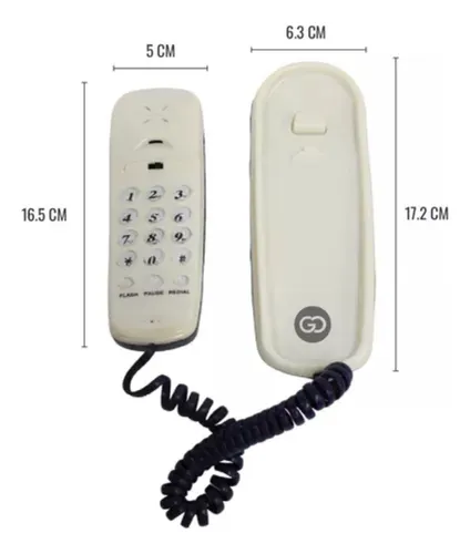 Teléfono Fijo Escritotio Pared Panatel Kxt-846