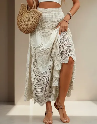 Saia Crochê de Alta Nível com Super Estilo