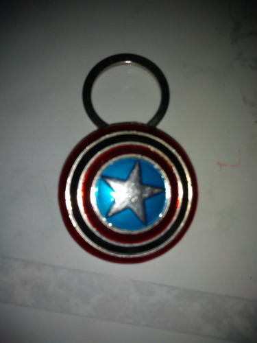 Llavero Original Escudo Capitán América Marvel Lala 100