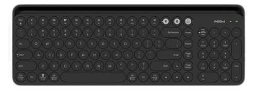 Teclado Bluetooth De Doble Canal Negro