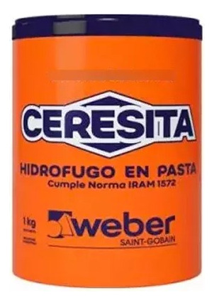 Hidrofugo Ceresita Weber En Pasta 1kg Pared Pisos Techo