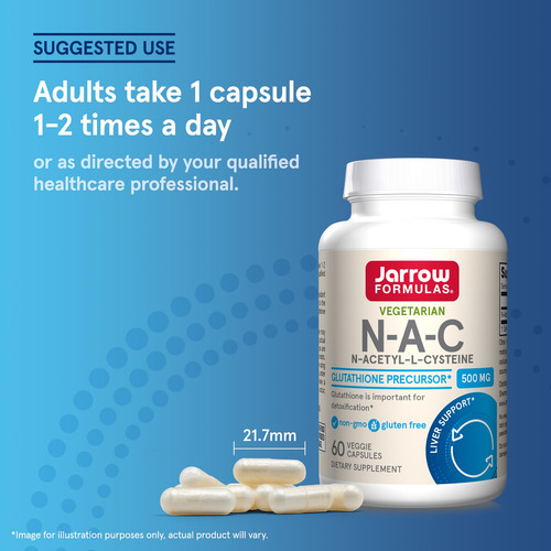 Jarrow Formulas N-a-c 500 Mg - Suplemento De Aminoácidos Ant