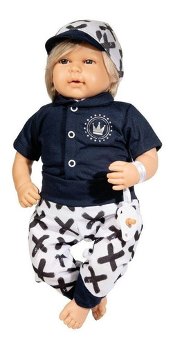 Boneca Bebe Elegance Luxo Vinny Original Baby Brink 1315