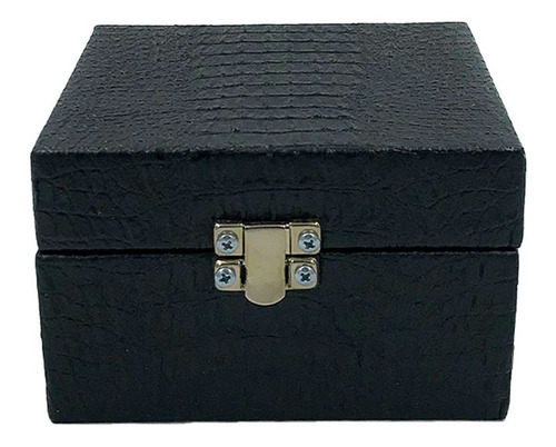Imagem 3 de 4 de Maleta Estojo Porta Joias Mini Com Espelho Interno Salmão