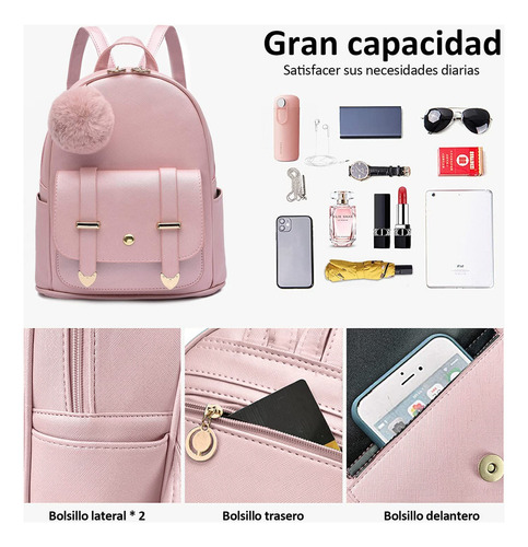 Mini Mochila De Moda Para Mujer Casuals, Mochila Antirrobo