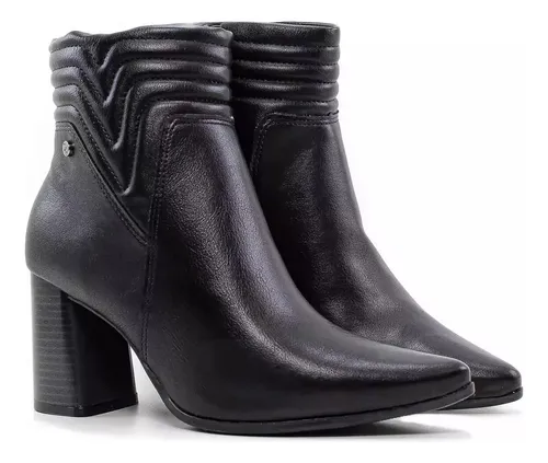 Bota ramarim cano curto salto cheap fino